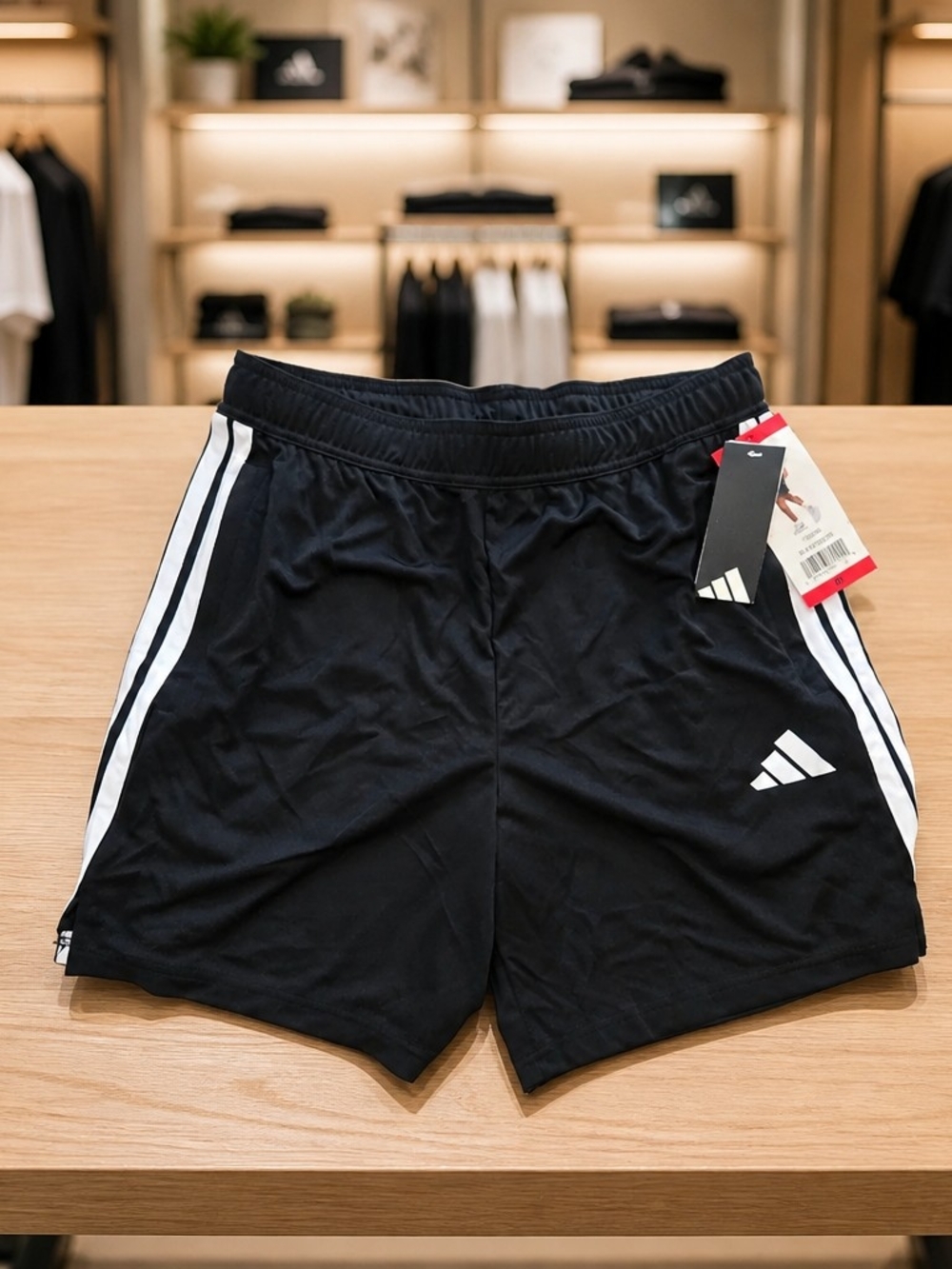 Adidas Shorts Competition Match Mens Black Casual Athletic Bottoms Size M